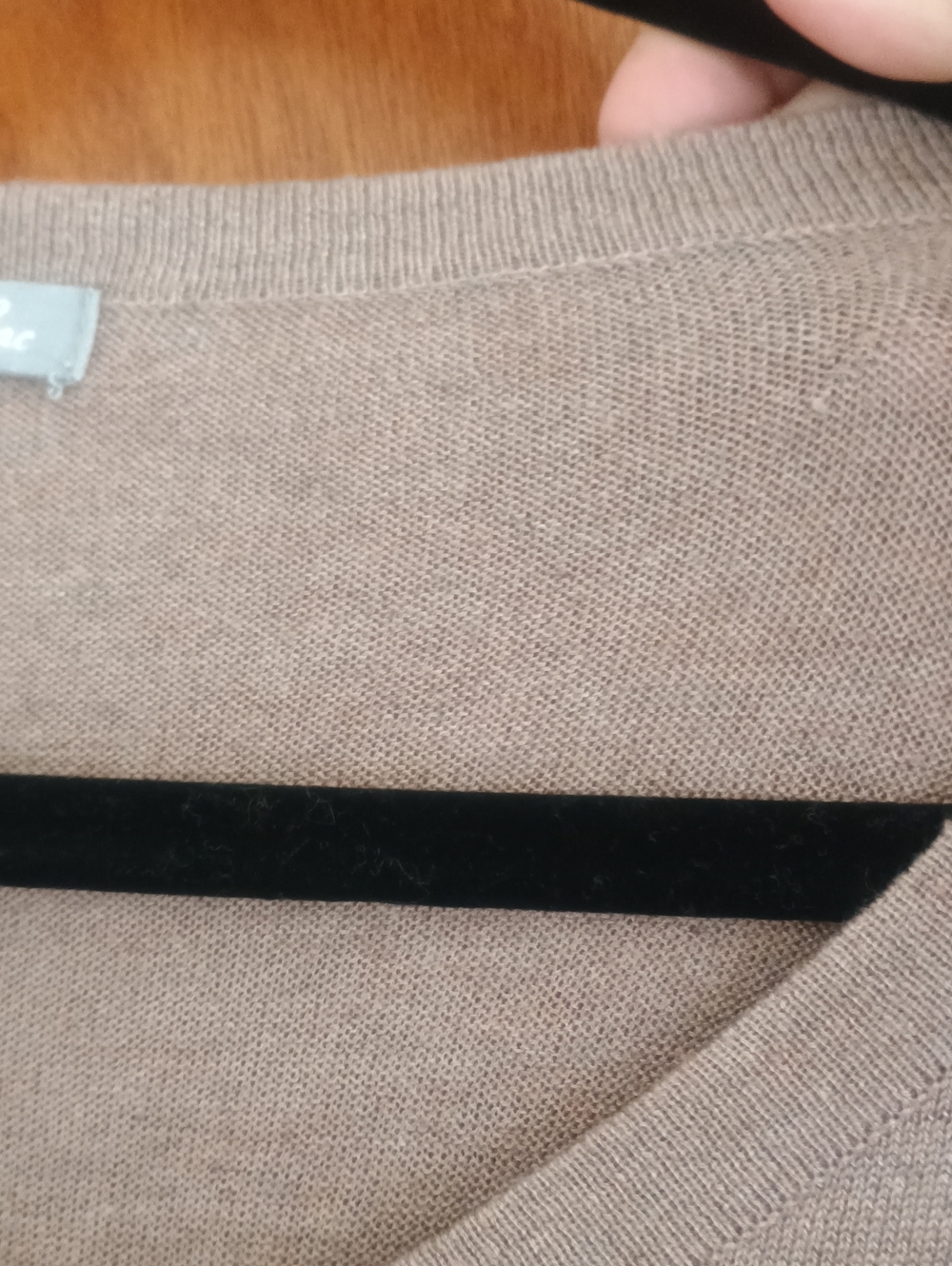 Philippe Le Bac Cashmere Silk  Blend Sweater - Lightweight Luxury - Tan - Size 2 - Picture 12 of 12